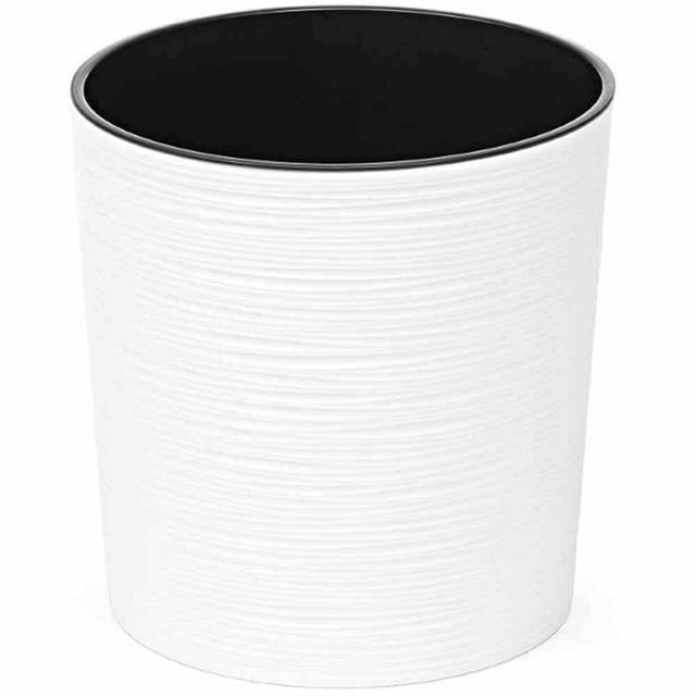 SIENA GARDEN Pflanzgefäß »Lens«, Ø: 30 cm, Kunststoff - weiss