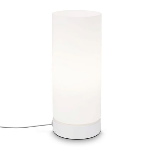 BRILONER Tischleuchte »PAIPA«, ØxH: 10 x 25 cm, 25 W, Glas/Metall - weiss