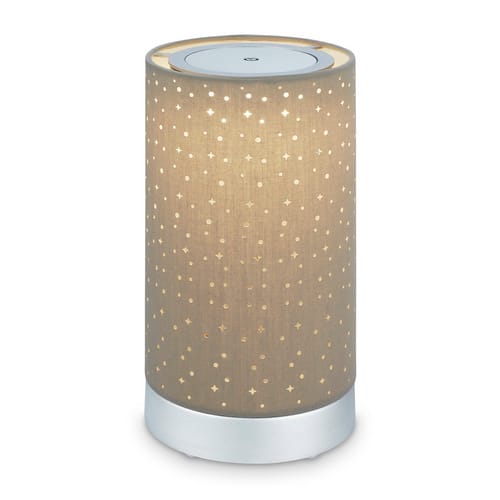 BRILONER Tischleuchte »LONI«, ØxH: 12,5 x 24,5 cm, 3 W, Kunststoff/Stoff - beige