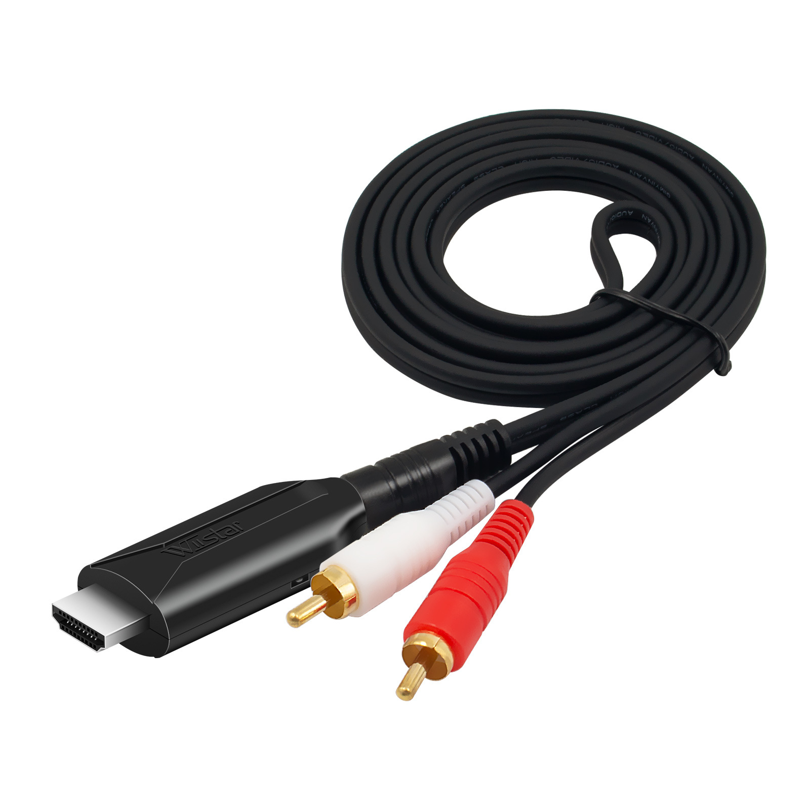 Hdmi Arc Auf Rca Audio-splitter-adapterkabel, Hdmi Arc Auf 2rca Links/rechts-analog-audio-konverter, Geeignet Für Heim-audio-soundbar-systeme.