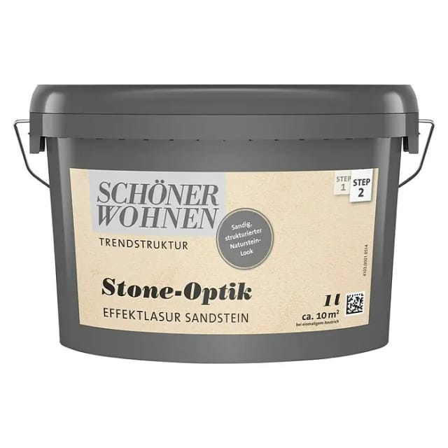 SCHÖNER WOHNEN FARBE Effektlasur, 1 l, sandstein, matt