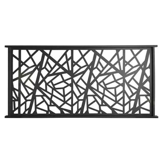 Zaunfeld »Amsterdam«, Aluminium, BxH: 200 x 100 cm - schwarz