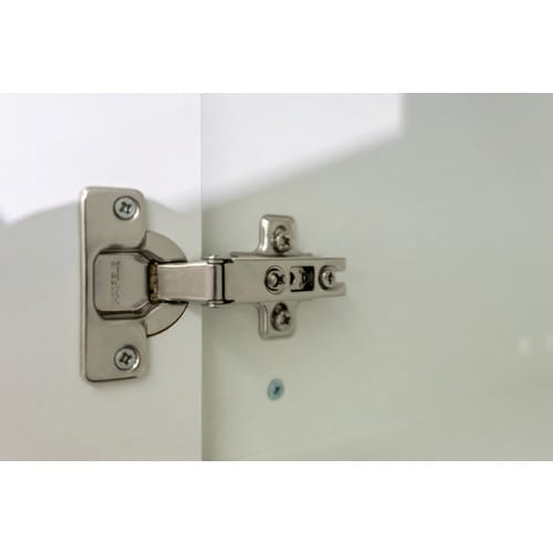 Flex-Well Glas-Hängeschrank »Nano«, melaminbeschichtete Spanplatte, Anschlagrichtung: links/rechts - braun