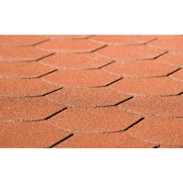 WEKA Dachschindel, für Gartenhäuser, 1 Paket für 3 m² - rot