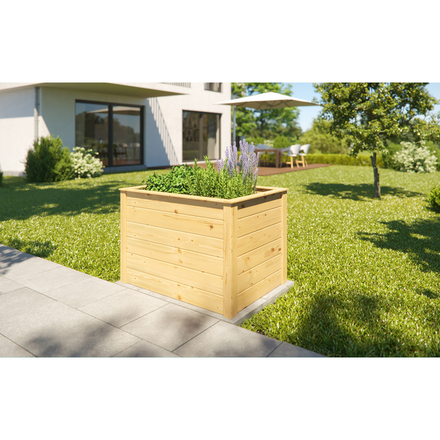 WEKA Hochbeet, BxH: 100 x 69 cm, Holz - braun