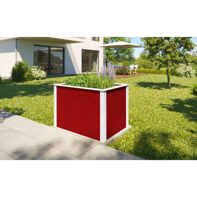 WEKA Hochbeet, BxH: 100 x 69 cm, Holz - rot