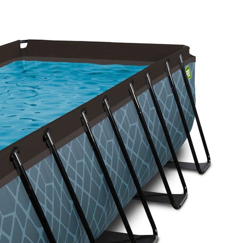 EXIT Toys Pool »Stone Pools«, Breite: 253 cm, 8870 l, grau