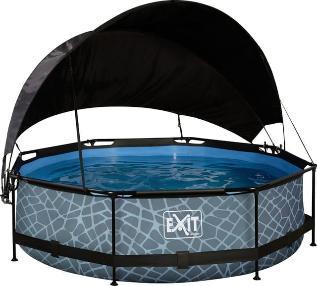EXIT Toys Pool »Stone Pools«, Ø: 300 cm, 4383 l, grau