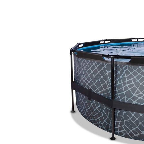 EXIT Toys Pool »Stone Pools«, Ø: 488 cm, 19330 l, grau