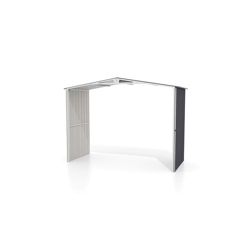Globel Erweiterungselement »410«, für Gerätehaus, zur Grundflächenerweiterung um 3,7 m², BxT: 308 x 127 cm, Anthrazit matt - grau