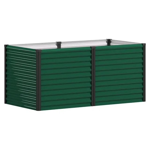VITAVIA Hochbeet »Meta 858«, BxHxL: 96,17 x 86 x 187,68 cm, Zincalume/Aluminium - gruen