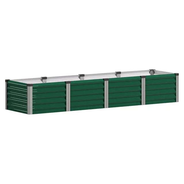 VITAVIA Hochbeet »In&Out«, BxHxL: 65 x 40,3 x 245 cm, Zincalume/Aluminium - gruen