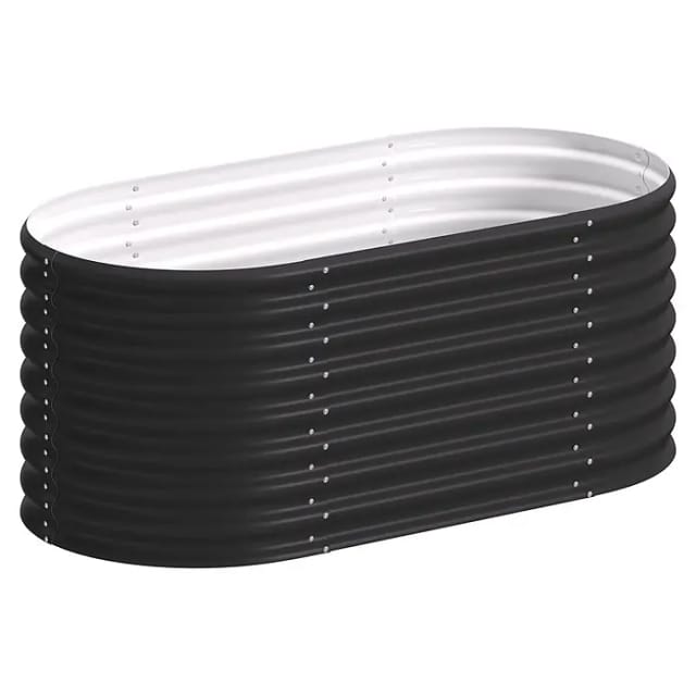 VITAVIA Hochbeet »Terra 630«, BxHxL: 82,1 x 63 x 162,1 cm, Zincalume® - schwarz