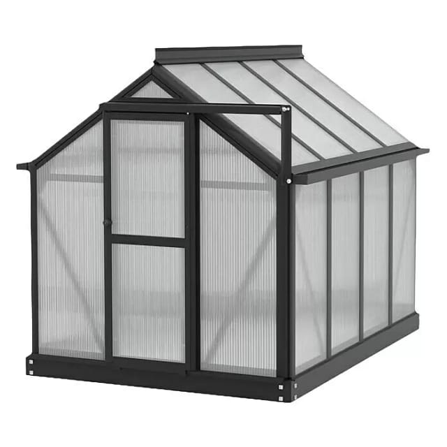 VITAVIA Gewächshaus, BxHxL: 8,72 x 106,5 x 120 cm - schwarz