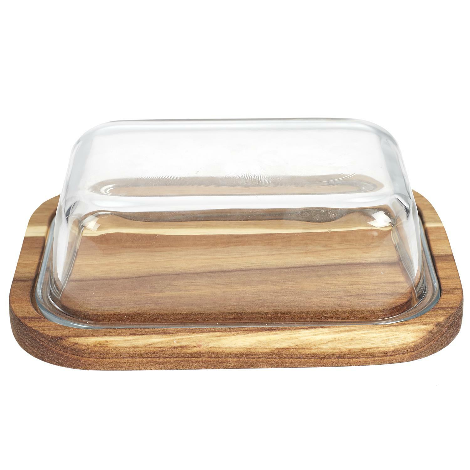 Aria Butterdose – Akazie Und Glas