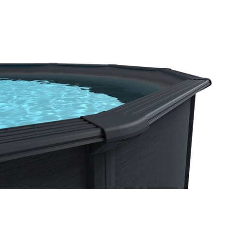 STEINBACH Stahlwand-Pool »Nuovo de Luxe II «, ØxH: 460 x 120 cm, Rund, Grau