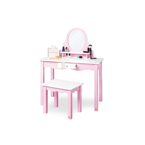Pinolino Kinder-Schminktisch, BxHxL: 70 x 97 x 40 cm, rosa/weiß