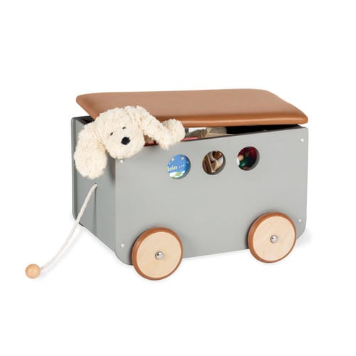 Pinolino Spielzeugkiste »Jim«, BxHxL: 36 x 36 x 50 cm, MDF/Birke