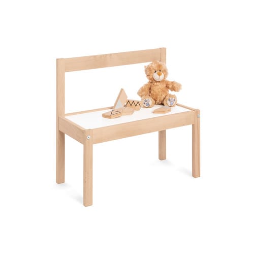 Pinolino Kinderbank, BxHxL: 53 x 51 x 27 cm, buchenfarben/weiß - beige