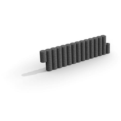 TERRASOFT Begrenzungselement, 6er-Set, BxHxL: 8 x 27,5 x 100 cm, anthrazit - grau