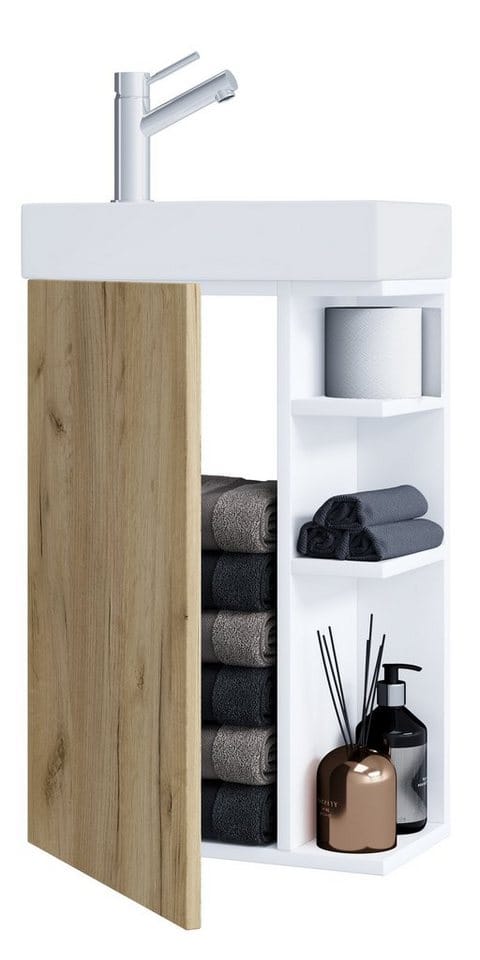 VCM Gäste-Waschplätze »Lumia«, 2-teilig - beige