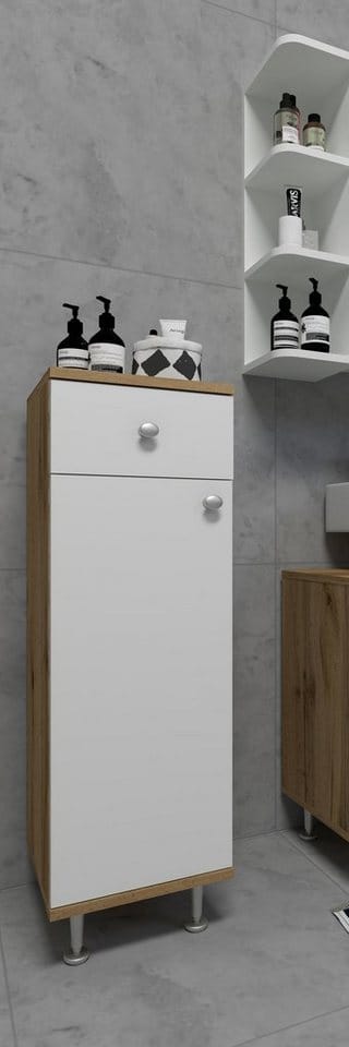 VCM Midischrank »Nilosi«, BxHxL: 30 x 95 x 30 cm - beige