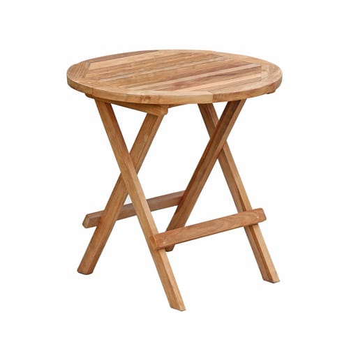 GARDEN PLEASURE Beistelltisch »MITAN«, BxL: 50 x 50 cm, Teakholz - beige