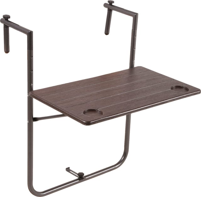 GARDEN PLEASURE Klapptisch »Tabora«, BxL: 60 x 60 cm, Kunststoff - braun