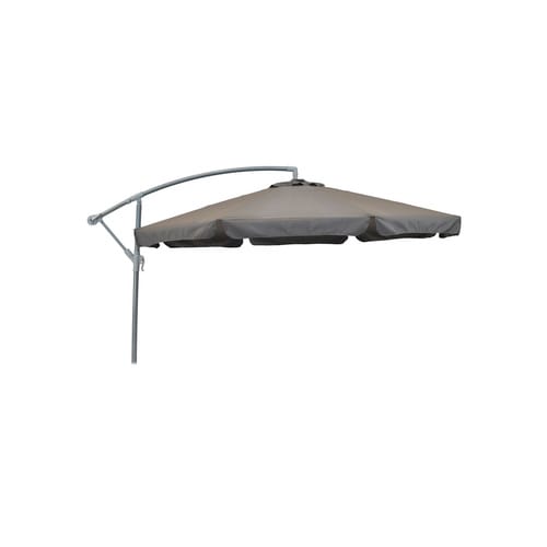 MERXX Sonnenschirm, ØxH: 300 x 260 cm, Polyester/Aluminium - grau