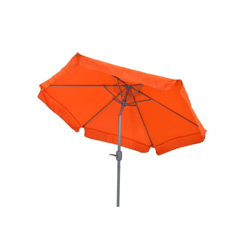 MERXX Sonnenschirm, ØxH: 230 x 219 cm, Polyester/Aluminium, terracottafarben - braun