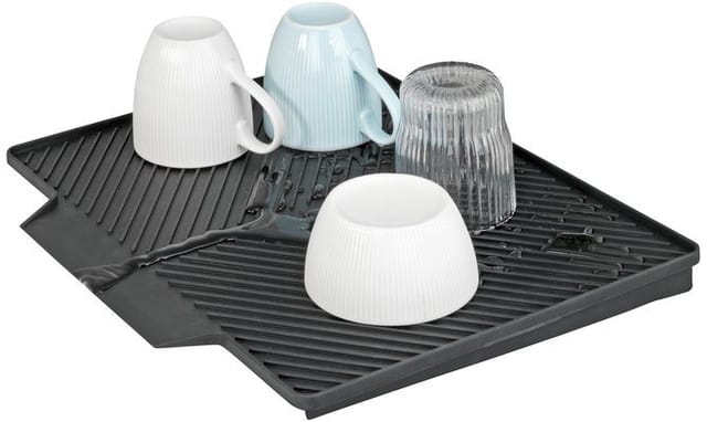 WENKO Abtropfmatte, schwarz, geeignet für: Küche