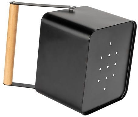 WENKO Utensilienbox »Black Outdoor Kitchen«, schwarz/braun/transparent, geeignet für: Küche