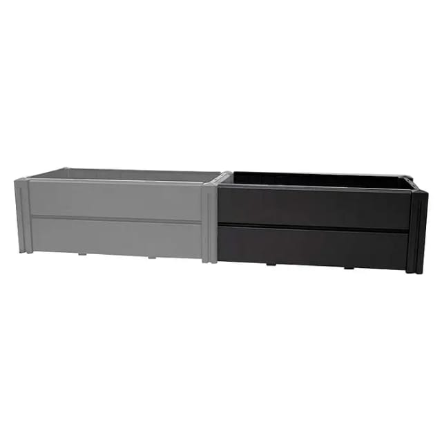 KHW Hochbeet, anthrazit, BxH: 44 x 31 cm - schwarz
