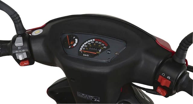 ALPHA MOTORS Motorroller »CityLeader«, 50 cm³, Verbrauch: ca. 2,4 l/100 km - schwarz