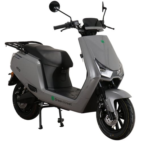 GREENSTREET Elektroroller »Rio«, Verbrauch: ca. 1€/100 km, Scheibenbremse/Scheibenbremse - grau