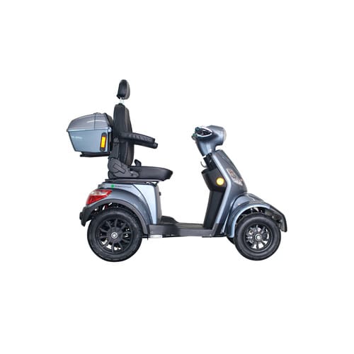 GREENSTREET Elektromobil »E-Mover Deluxe«, Verbrauch: ca. 1€/100 km, Trommelbremse/Scheibenbremse - grau