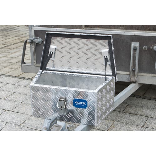 ALUTEC MÜNCHEN Deichselbox, silberfarben, Aluminium
