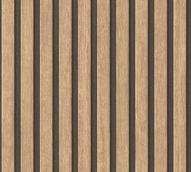 A.S. Création Vliestapete, BxL: 53 x 1005 cm, Holzoptik, strukturiert - beige