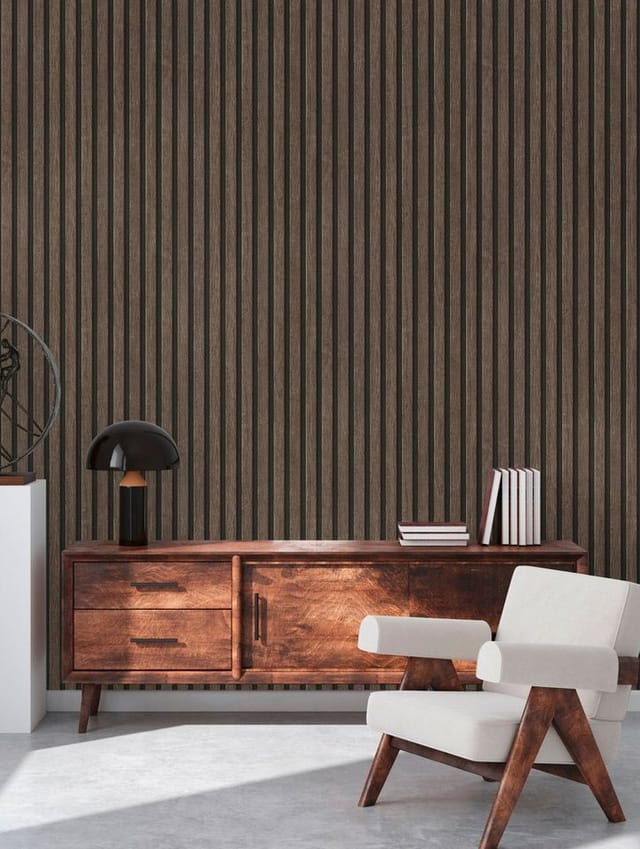 A.S. Création Vliestapete, BxL: 53 x 1005 cm, Holzoptik, strukturiert - braun