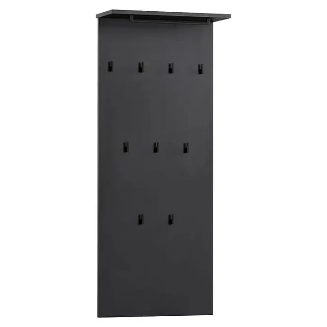 SCHILDMEYER Hakenpaneel »Janne«, BxHxT: 50 x 120,6 x 20,9 cm, mattschwarz, Holzwerkstoff melaminbeschichtet