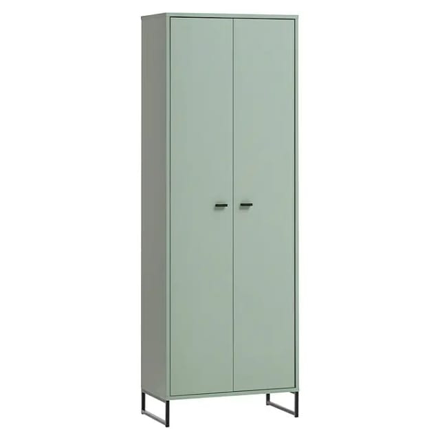 SCHILDMEYER Schuhschrank »Janne«, BxHxL: 33 x 169,7 x 60,2 cm, pistaziengrün, Holzwerkstoff melaminbeschichtet - gruen