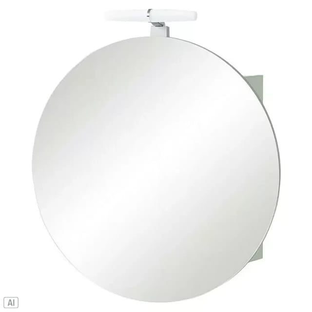 SCHILDMEYER Spiegelschrank »Bjarne«, BxHxT: 65 x 68,3 x 16 cm, grün, LED 392 lm - gruen