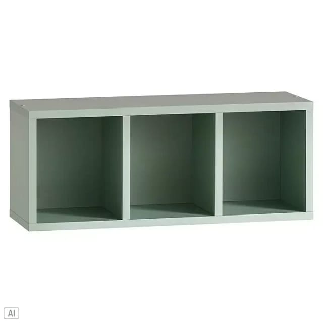 SCHILDMEYER Regal »Bjarne«, BxHxT: 60,2 x 24,7 x 21,5 cm, pistaziengrün, Holzwerkstoff melaminbeschichtet - gruen