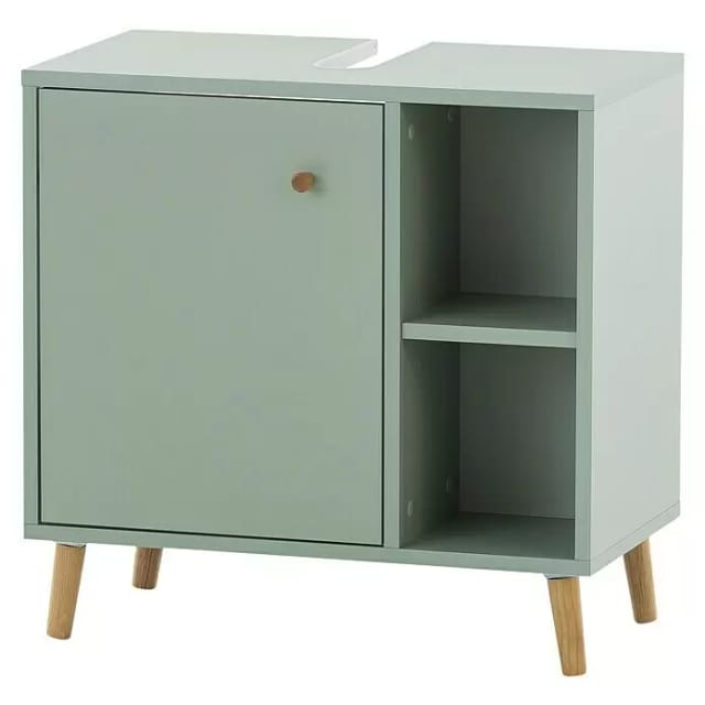 SCHILDMEYER Waschbeckenunterschrank »Bjarne«, BxHxT: 60,2 x 59,3 x 33 cm, pistazie, melaminbeschichtet - gruen