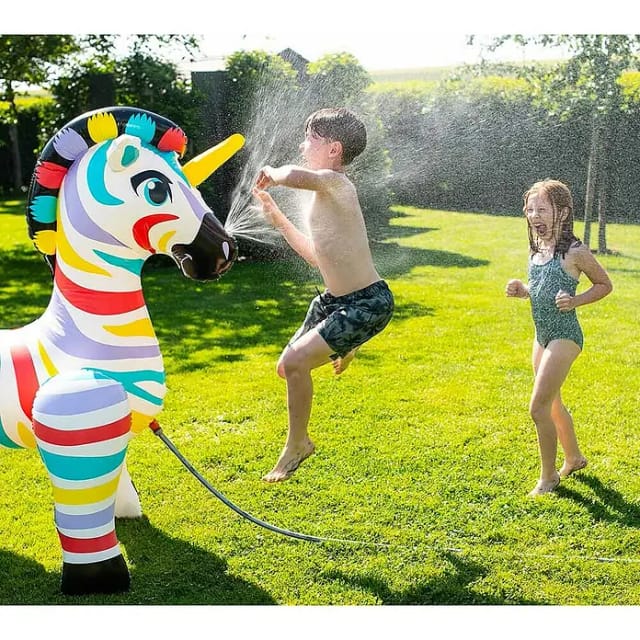 SUMMER WAVES® Wassersprinkler »Zebra«, B x H x L: 94 x 157 x 157 cm - bunt