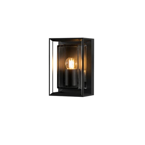 Konstsmide Wandleuchte »Brindisi«, BxL: 20 x 13 cm, Aluminium - schwarz