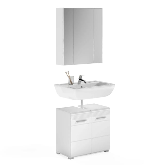xonox.home Badmöbel-Set »Linus«, 2-teilig - weiss