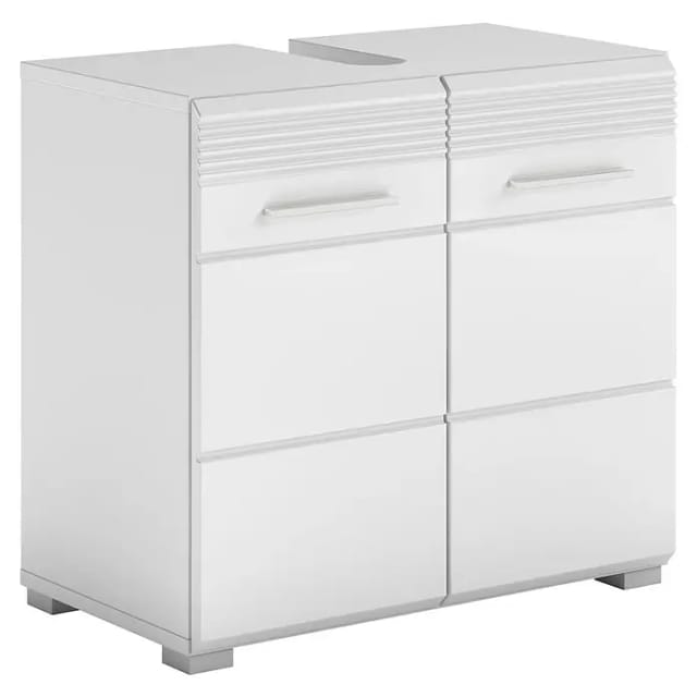 xonox.home Waschbeckenunterschrank »Linus«, BxHxT: 60 x 56 x 34 cm, Holzwerkstoff - weiss