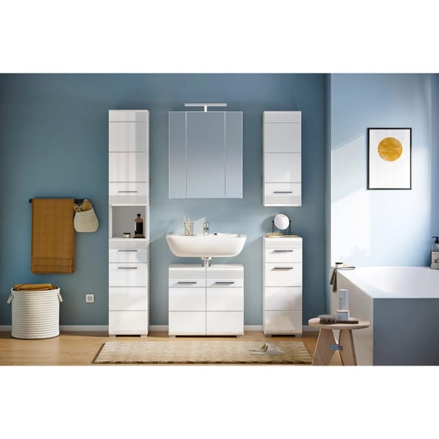 xonox.home Badmöbel-Set »Linus«, 5-teilig - weiss