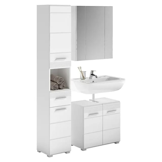 xonox.home Badmöbel-Set »Linus«, 3-teilig - weiss